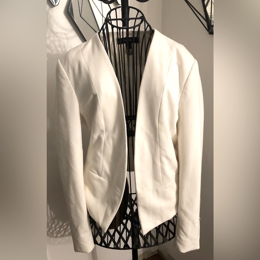 White open front blazer from Forever 21